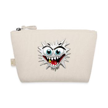 Scary and Delusional Monster Head - Organic Pouch - nature - Front