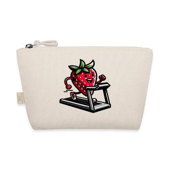 Une fraise sur un tapis de course - Trousse biologique - nature - Devant