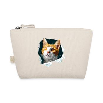 Cat, Cat, Cat, Cat Head, Cat Lover - Organic Pouch - nature - Front