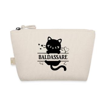 Baldassare T-Shirt Katze Geschenkidee Katze - Bio-Täschchen - Natur - Vorne