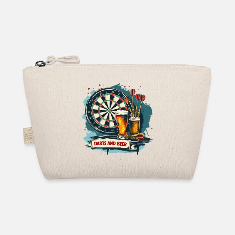 Darts And Beer Dart Sprüche Sport Bio-Täschchen