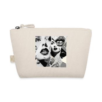 picture fragments design - Organic Pouch - nature - Front