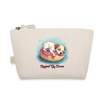 Doughnut Dog Dreams Donut Hunde Träume - Bio-Täschchen - Natur - Vorne