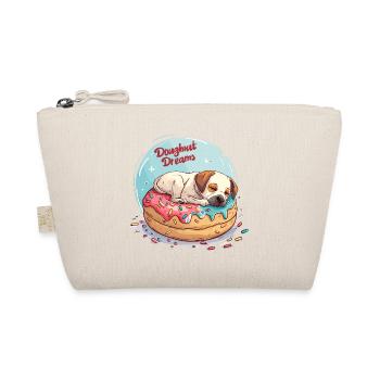 Doughnut Dog Dreams Donut Hunde Träume - Bio-Täschchen - Natur - Vorne