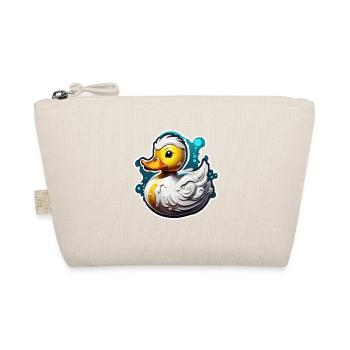 Gummiente / Badeente / Wasser / Badewanne - Bio-Täschchen - Natur - Vorne