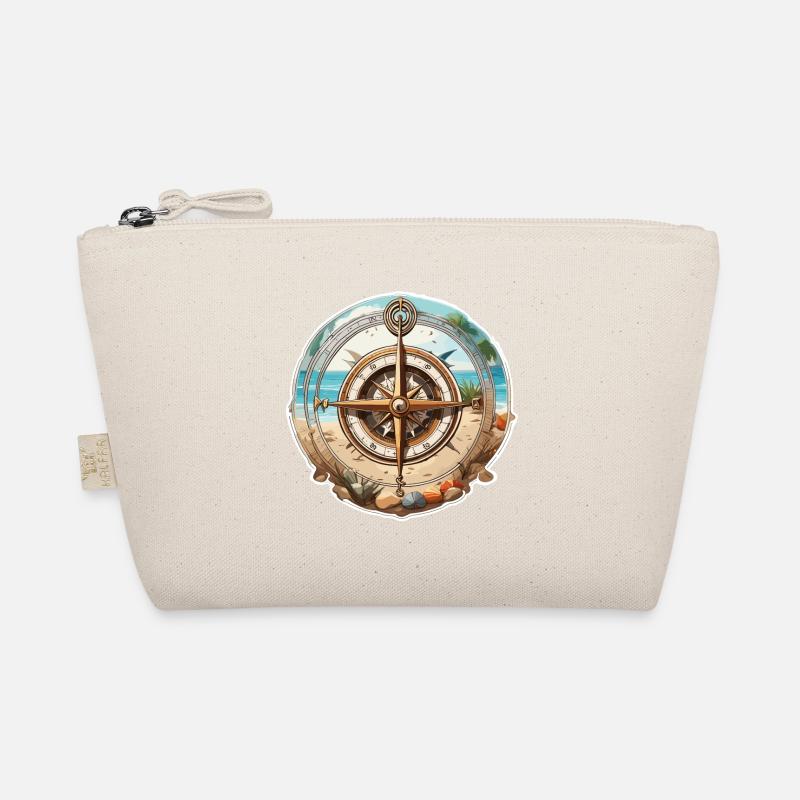 Compass / Cardinal Direction / Travel / Survival Organic Pouch