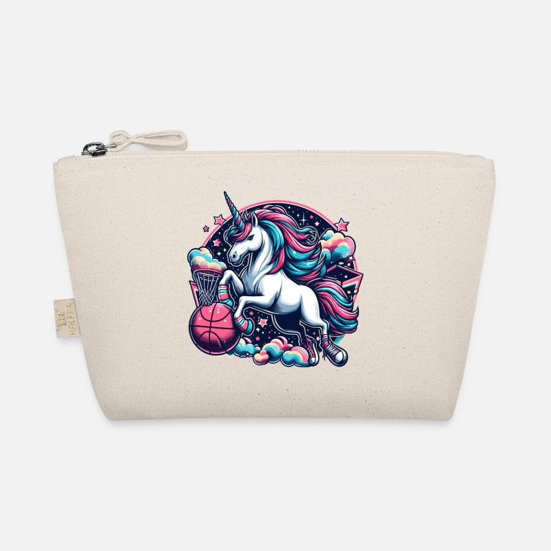 Basketball Einhorn Geschenk Bio-Täschchen