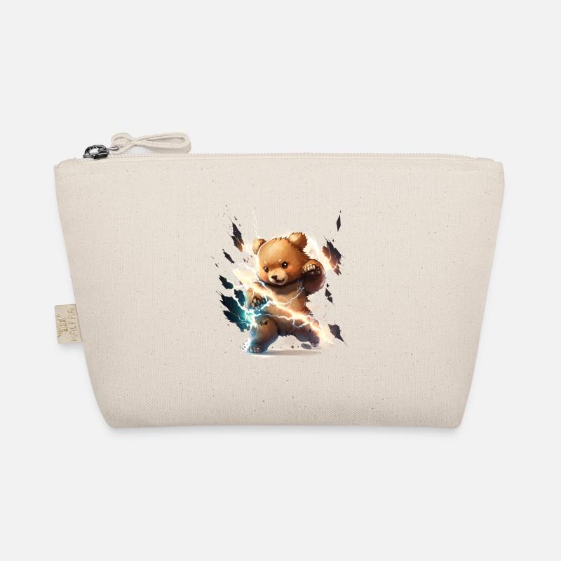 Lightning Strike Teddy Organic Pouch