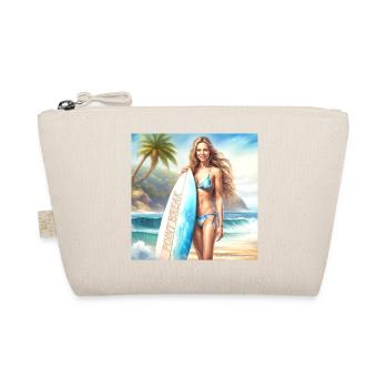 Girl Action Surf 2 - Organic Pouch - nature - Front