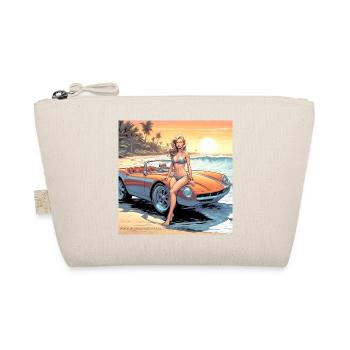 Fille avec voiture et nature de rêve 3 - Trousse biologique - nature - Devant