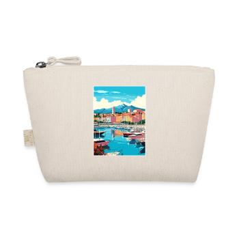 Cannes Frankreich Vintage Reiseposter WPA Souvenir - Bio-Täschchen - Natur - Vorne