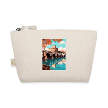 Pont Saint-Ange Italie Vintage voyage affiche WPA - Trousse biologique - nature - Devant