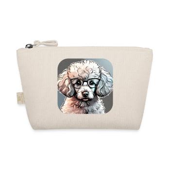 Caniche jouet mignon avec des lunettes I - Trousse biologique - nature - Devant