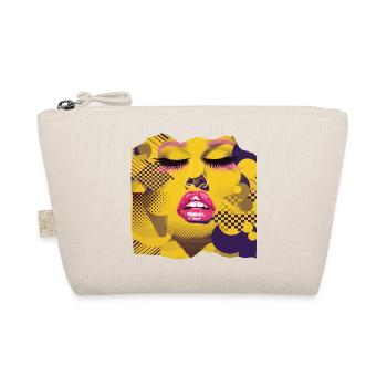 Pop Art Jaune et Rose - Trousse biologique - nature - Devant