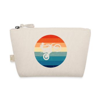 Supermoto Dirt Bike Women Men Dirt Bike - Organic Pouch - nature - Front