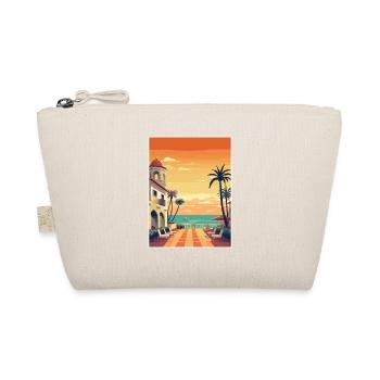 Marbella Spain Deco Vintage Travel Poster Souvenir - Organic Pouch - nature - Front