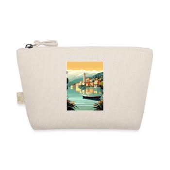 Lake Como Italy Decoration Vintage Travel Poster - Organic Pouch - nature - Front