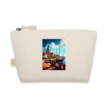 Ustka Pologne Vintage voyage affiche WPA Souvenir - Trousse biologique - nature - Devant