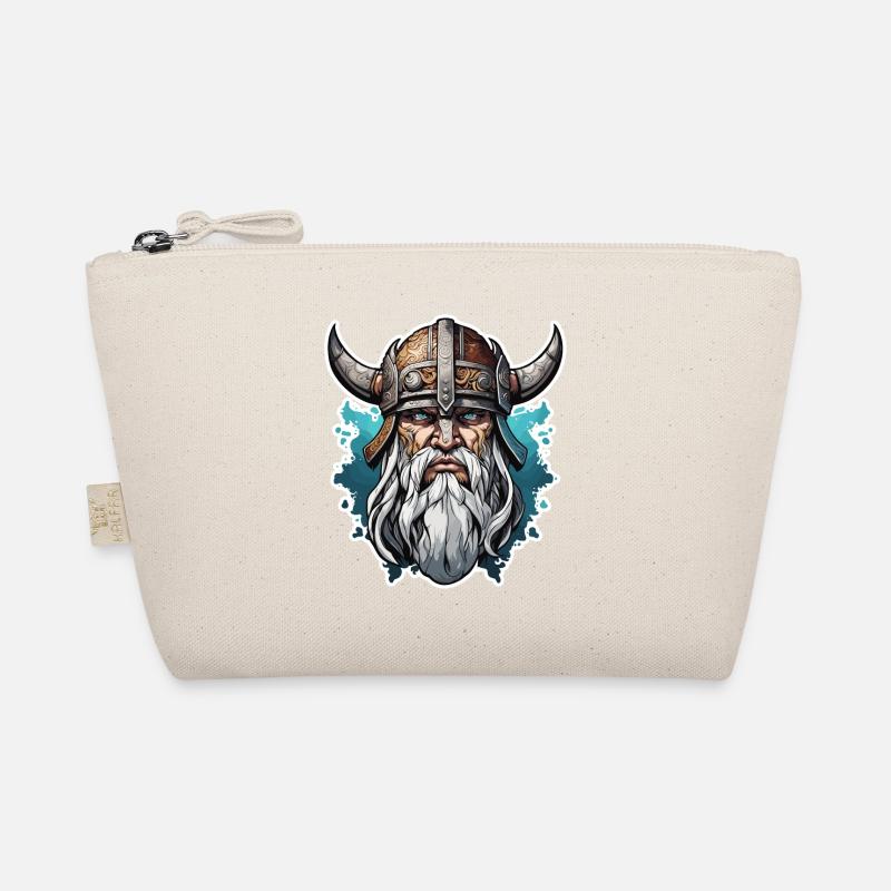 Wikinger / Thor / Odin / nordisch / keltisch - Bio-Täschchen - Natur