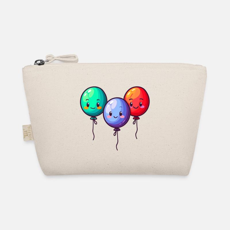 Ballons für Kinder - Bio-Täschchen - Natur
