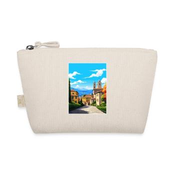 Bergamo Italien Vintage Reiseposter WPA Souvenir - Bio-Täschchen - Natur - Vorne