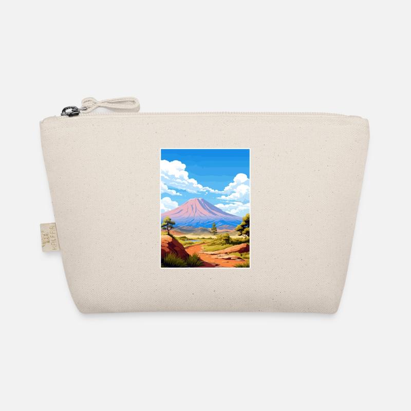 Teide Nationalpark Spanien Vintage Reiseposter Bio-Täschchen