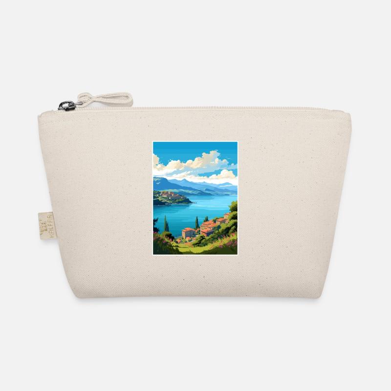 Lac De Serre Ponçon Déco Vintage Affiche De Voyage Trousse biologique