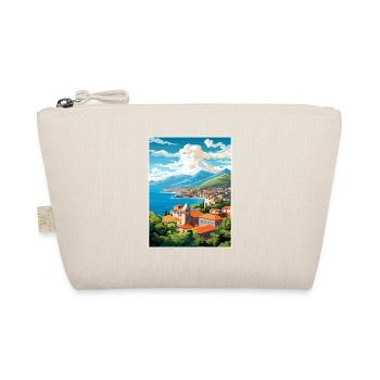 Budva Monténégro Vintage voyage affiche Souvenir - Trousse biologique - nature - Devant