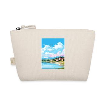Lake Banyoles Spain Ibiza Deco Travel Poster - Organic Pouch - nature - Front