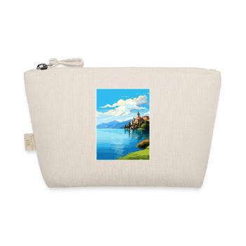 Lac d’Orta Italie Vintage voyage affiche WPA Souvenir - Trousse biologique - nature - Devant