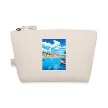 Budva Monténégro vintage Affiche de voyage Souvenir - Trousse biologique - nature - Devant