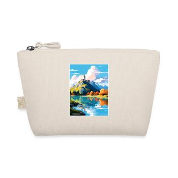Bled Castle Slowenien Vintage Reiseplakat WPA Art - Bio-Täschchen - Natur - Vorne