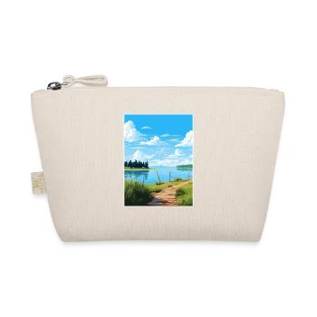 Lac Lacanau Déco Affiche Voyage Vintage Souvenir - Trousse biologique - nature - Devant