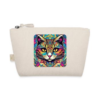 Coole Graffiti Katze - Bio-Täschchen - Natur - Vorne