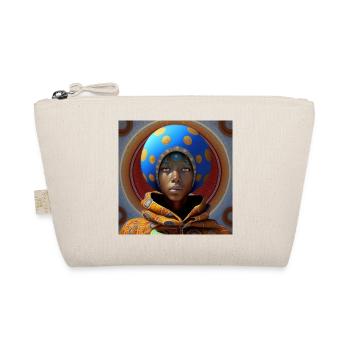 Portrait Woman 02 - Organic Pouch - nature - Front