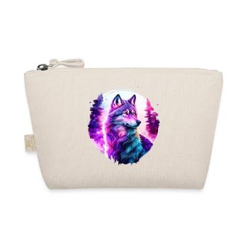 Wolf - Organic Pouch - nature - Front