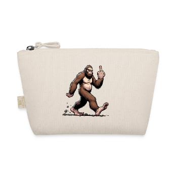 Naughty Bigfoot Walking - Humorvolles Design. - Bio-Täschchen - Natur - Vorne