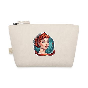 Rockabilly / Pin-up Girl / Girl Power / Années 50 - Trousse biologique - nature - Devant