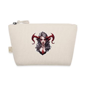 diabolical woman / blood / gothic / heavy metal - Organic Pouch - nature - Front