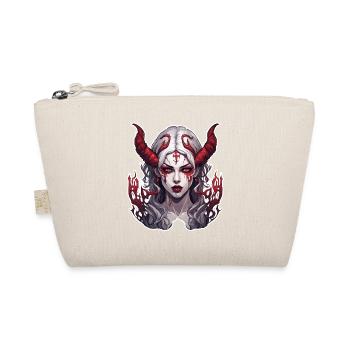 diabolical woman / blood / gothic / heavy metal - Organic Pouch - nature - Front