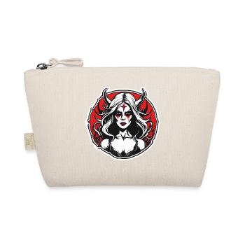 diabolical woman / blood / gothic / heavy metal - Organic Pouch - nature - Front