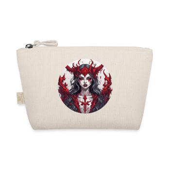 diabolical woman / blood / gothic / heavy metal - Organic Pouch - nature - Front