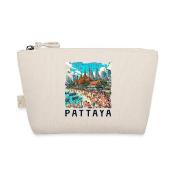 Pattaya Thailand beach design - Organic Pouch - nature - Front