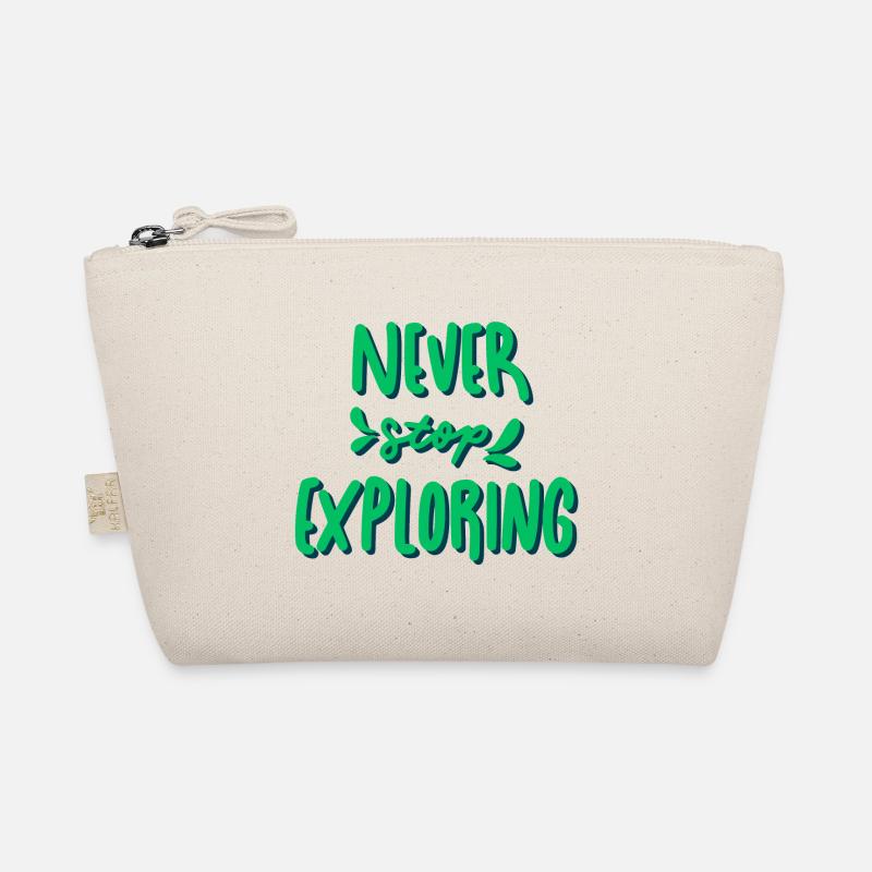 Never Stop Exploring Organic Pouch