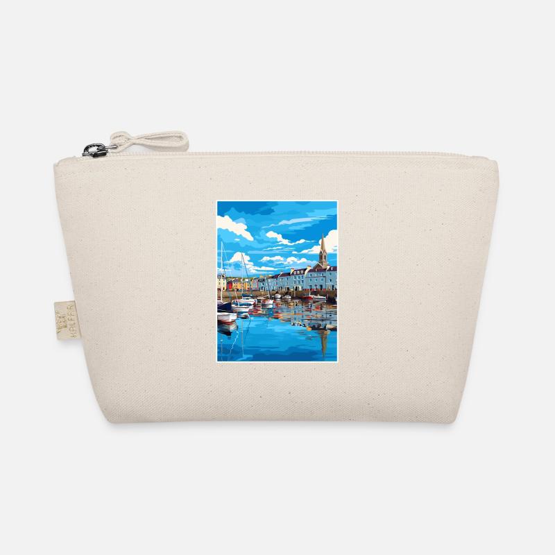 Padstow Harbour Padstowwall Cornwall Reiseposter Bio-Täschchen