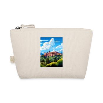 Alhambra Spanien Vintage Reiseposter WPA Souvenir - Bio-Täschchen - Natur - Vorne