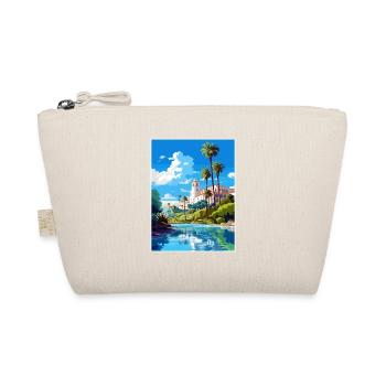 Marbella Spain Deco Vintage Travel Poster Souvenir - Organic Pouch - nature - Front