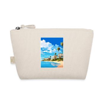 Marbella Spain Deco Vintage Travel Poster Souvenir - Organic Pouch - nature - Front