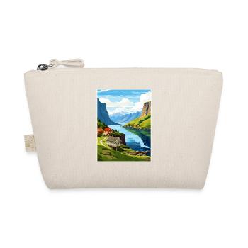 The Fjords Norway Norwegian Mountains Scandinavian - Organic Pouch - nature - Front