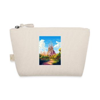 Barcelona Spain Vintage Travel Poster WPA Souvenir - Organic Pouch - nature - Front